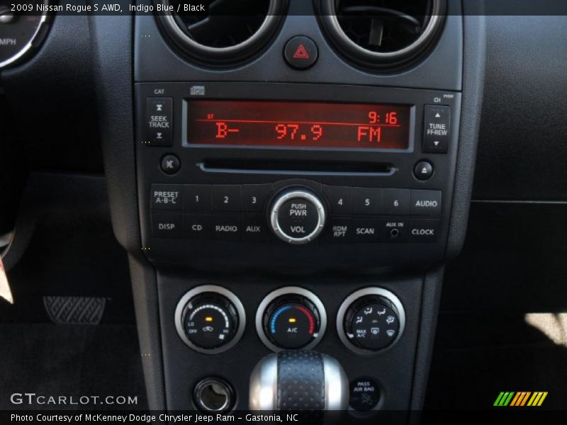 Indigo Blue / Black 2009 Nissan Rogue S AWD