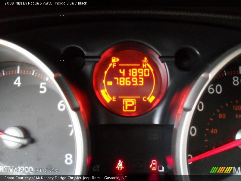 Indigo Blue / Black 2009 Nissan Rogue S AWD