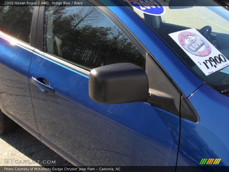 Indigo Blue / Black 2009 Nissan Rogue S AWD