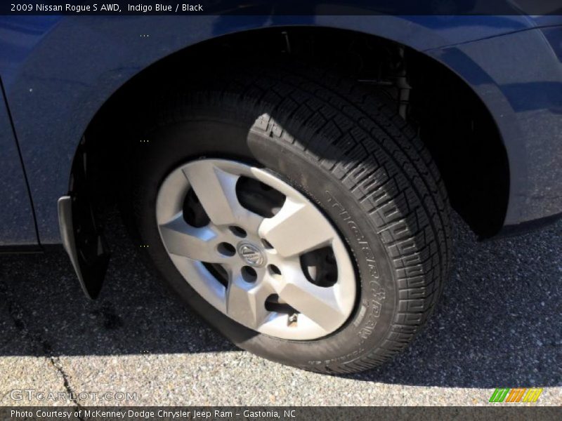Indigo Blue / Black 2009 Nissan Rogue S AWD
