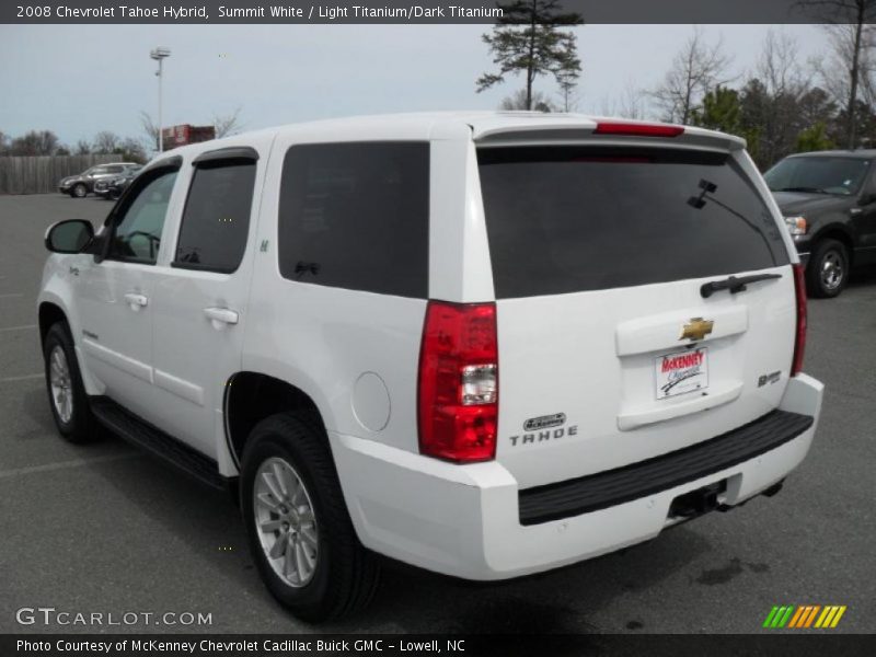  2008 Tahoe Hybrid Summit White