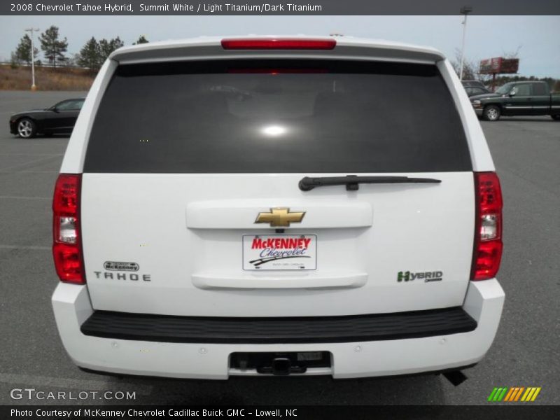 Summit White / Light Titanium/Dark Titanium 2008 Chevrolet Tahoe Hybrid