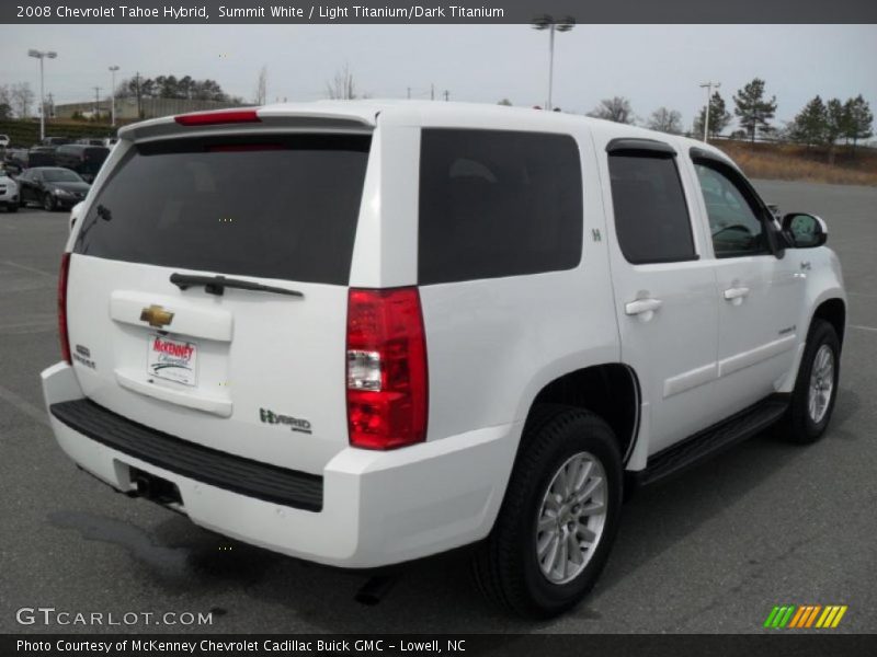 Summit White / Light Titanium/Dark Titanium 2008 Chevrolet Tahoe Hybrid