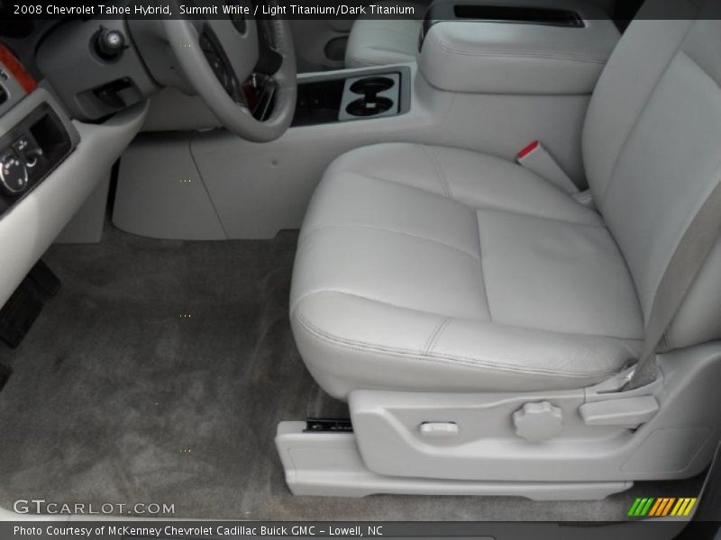 Summit White / Light Titanium/Dark Titanium 2008 Chevrolet Tahoe Hybrid