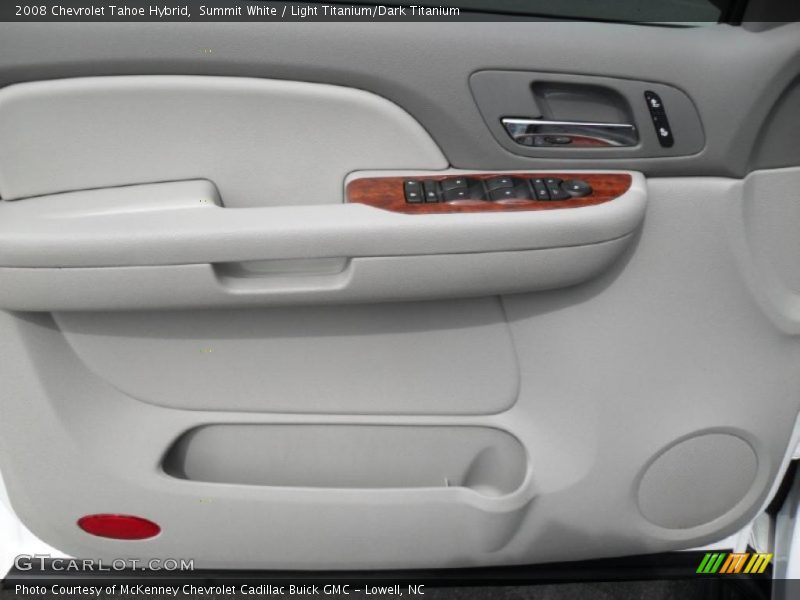 Summit White / Light Titanium/Dark Titanium 2008 Chevrolet Tahoe Hybrid