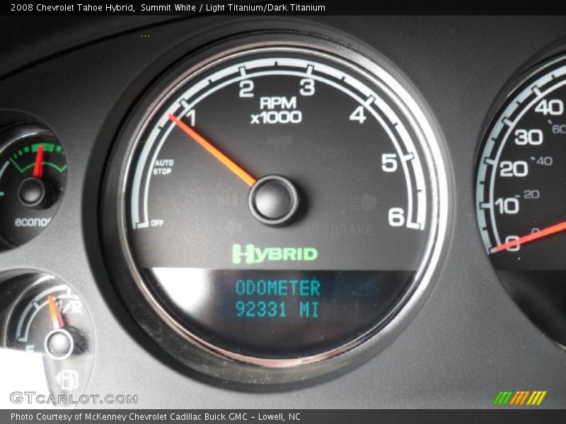Summit White / Light Titanium/Dark Titanium 2008 Chevrolet Tahoe Hybrid