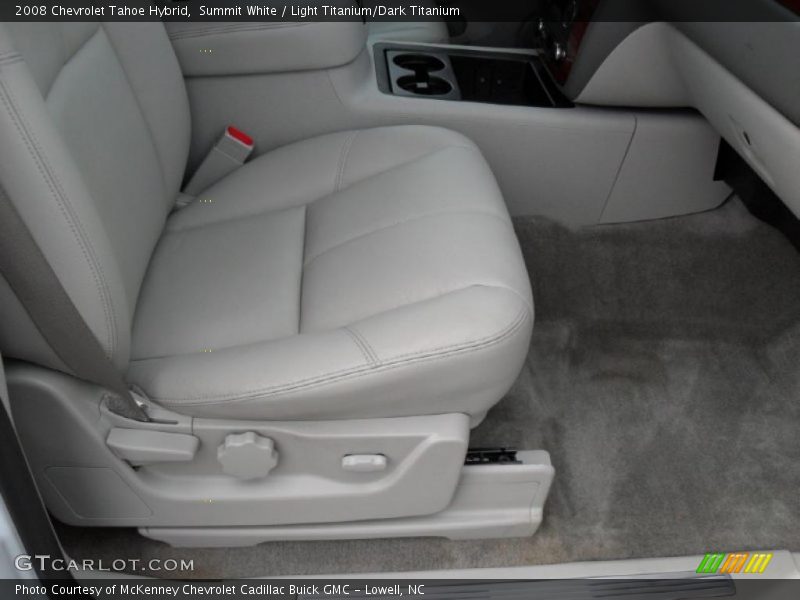 Summit White / Light Titanium/Dark Titanium 2008 Chevrolet Tahoe Hybrid