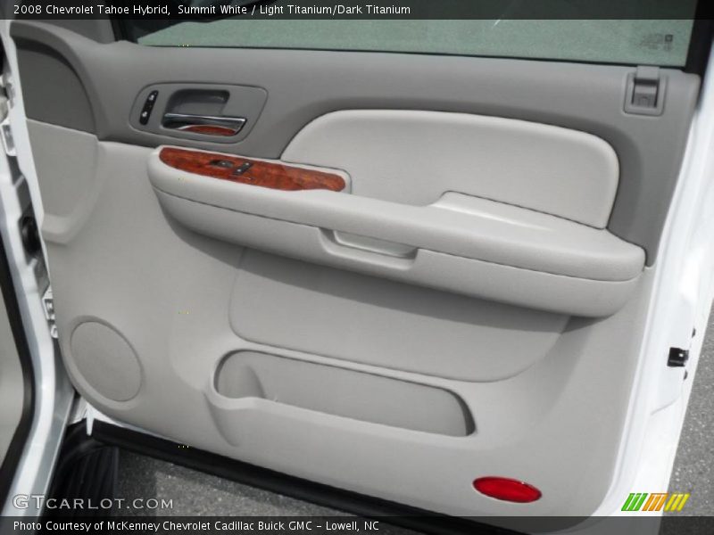 Summit White / Light Titanium/Dark Titanium 2008 Chevrolet Tahoe Hybrid
