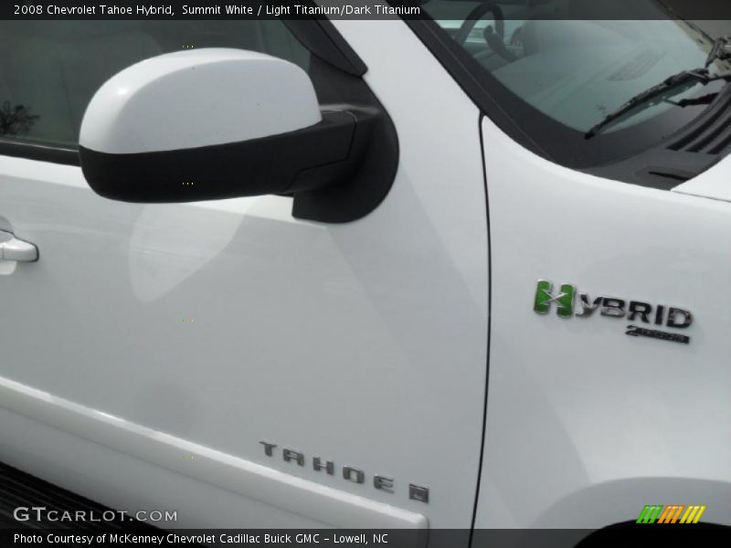 Summit White / Light Titanium/Dark Titanium 2008 Chevrolet Tahoe Hybrid