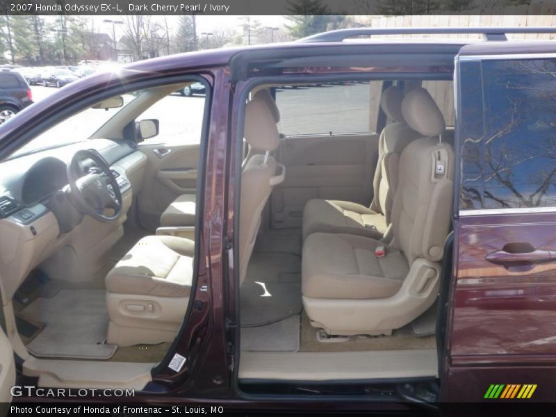 Dark Cherry Pearl / Ivory 2007 Honda Odyssey EX-L