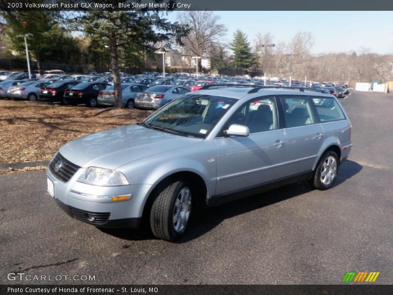 Blue Silver Metallic / Grey 2003 Volkswagen Passat GLX Wagon