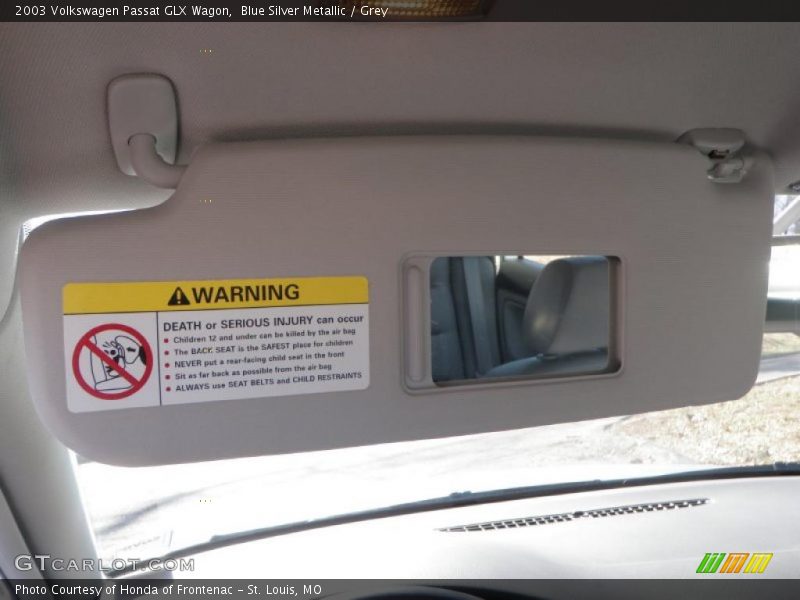 Blue Silver Metallic / Grey 2003 Volkswagen Passat GLX Wagon