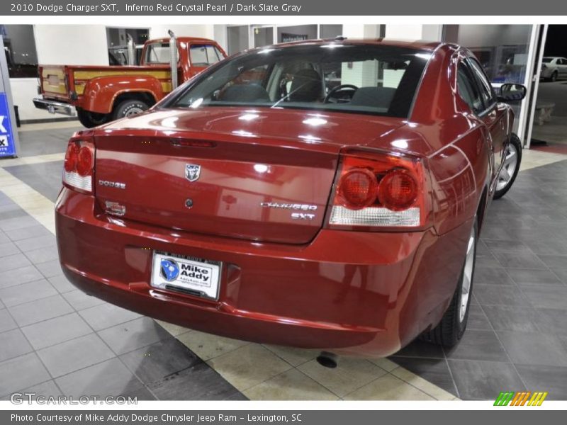 Inferno Red Crystal Pearl / Dark Slate Gray 2010 Dodge Charger SXT