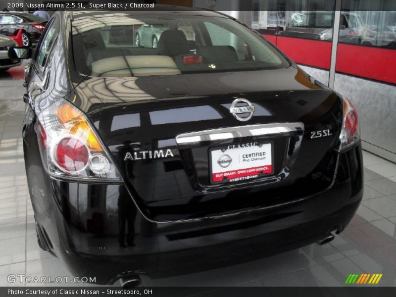 Super Black / Charcoal 2008 Nissan Altima 2.5 SL