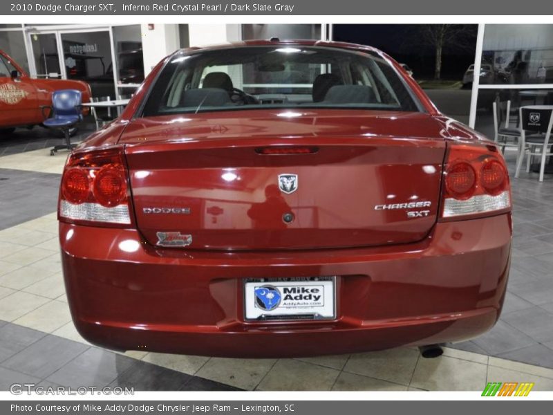 Inferno Red Crystal Pearl / Dark Slate Gray 2010 Dodge Charger SXT