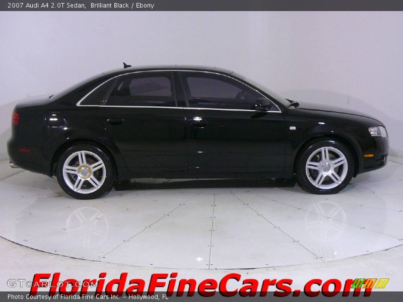 Brilliant Black / Ebony 2007 Audi A4 2.0T Sedan