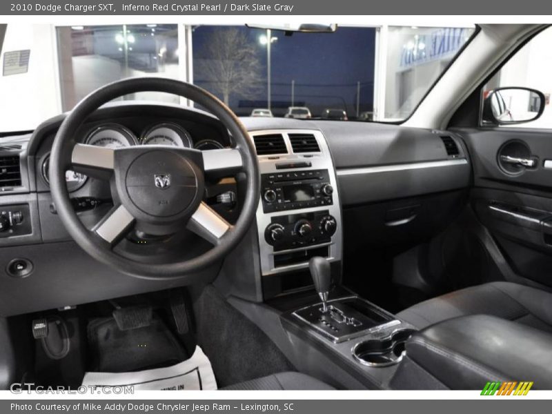 Inferno Red Crystal Pearl / Dark Slate Gray 2010 Dodge Charger SXT
