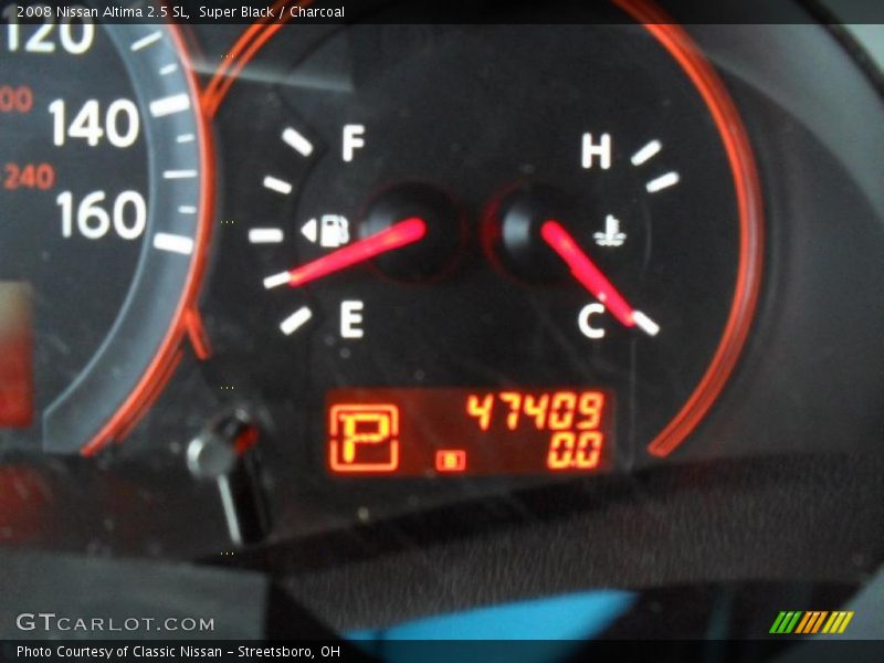 Super Black / Charcoal 2008 Nissan Altima 2.5 SL
