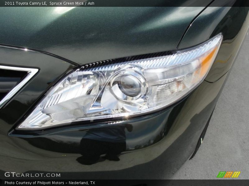 Spruce Green Mica / Ash 2011 Toyota Camry LE