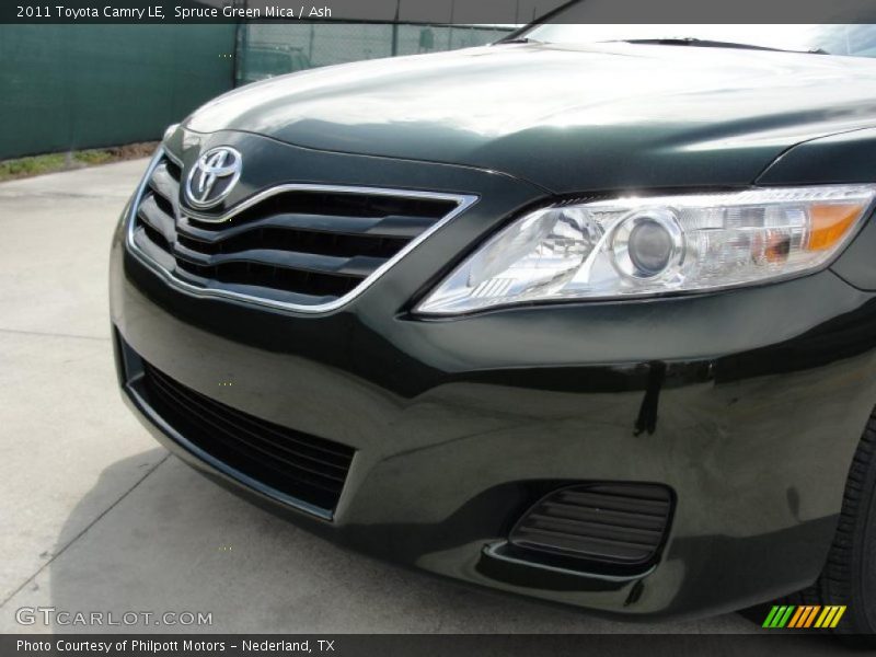 Spruce Green Mica / Ash 2011 Toyota Camry LE