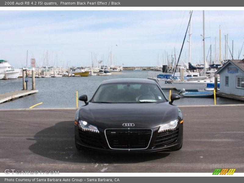 Phantom Black Pearl Effect / Black 2008 Audi R8 4.2 FSI quattro