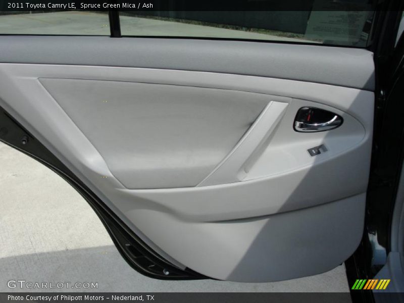 Spruce Green Mica / Ash 2011 Toyota Camry LE