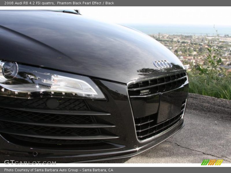 Phantom Black Pearl Effect / Black 2008 Audi R8 4.2 FSI quattro