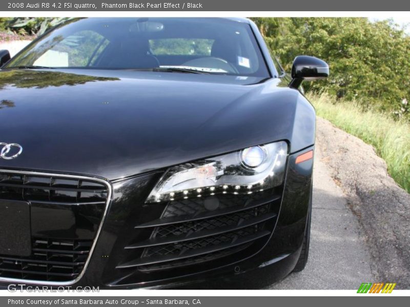 Phantom Black Pearl Effect / Black 2008 Audi R8 4.2 FSI quattro