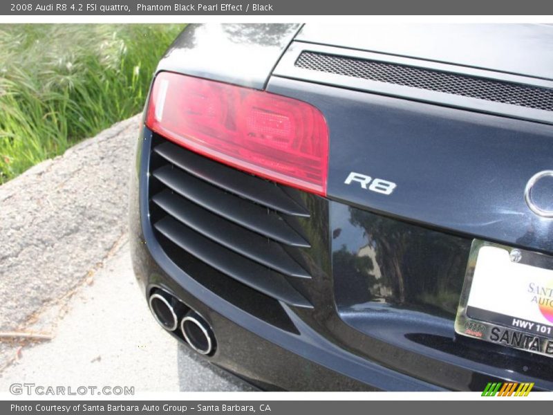 Phantom Black Pearl Effect / Black 2008 Audi R8 4.2 FSI quattro