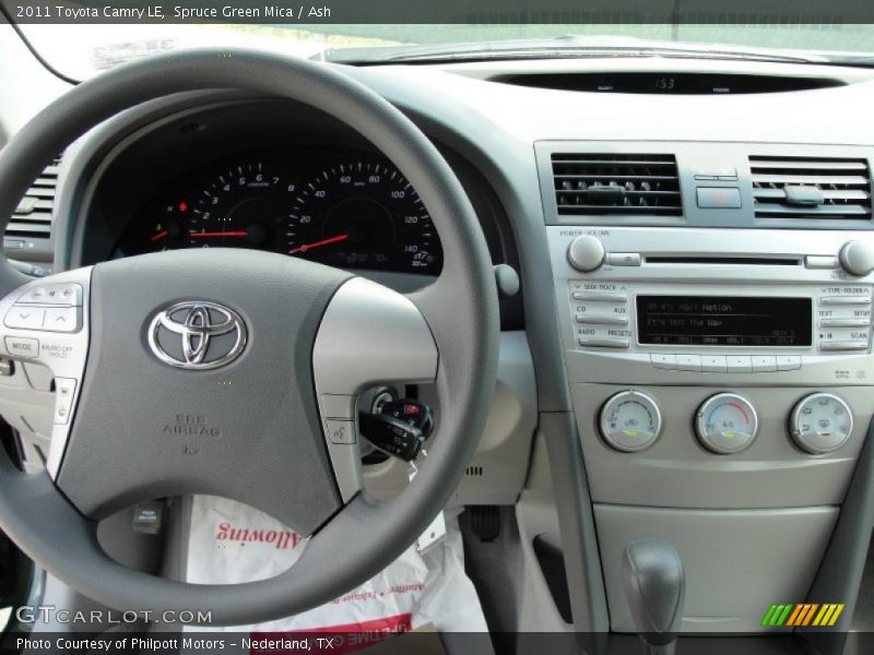 Spruce Green Mica / Ash 2011 Toyota Camry LE