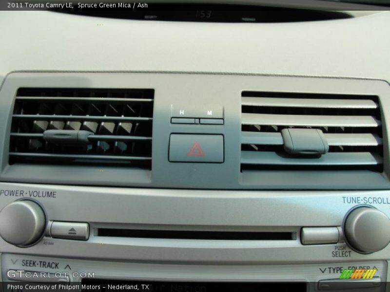 Spruce Green Mica / Ash 2011 Toyota Camry LE