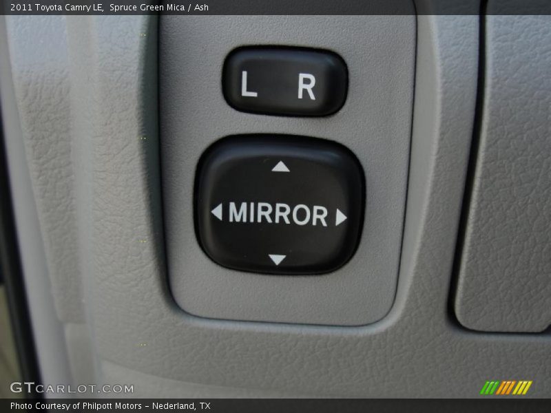 Spruce Green Mica / Ash 2011 Toyota Camry LE