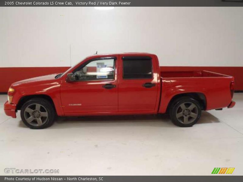 Victory Red / Very Dark Pewter 2005 Chevrolet Colorado LS Crew Cab