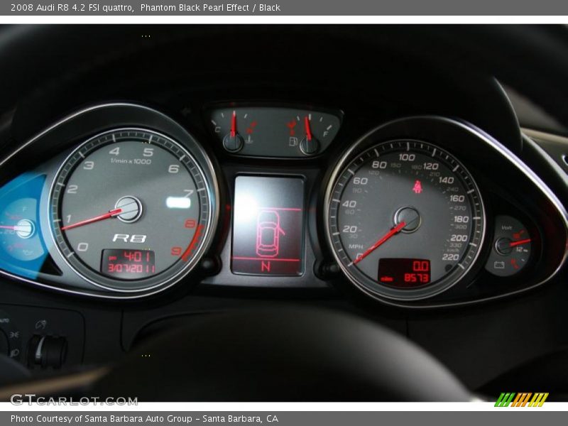  2008 R8 4.2 FSI quattro 4.2 FSI quattro Gauges