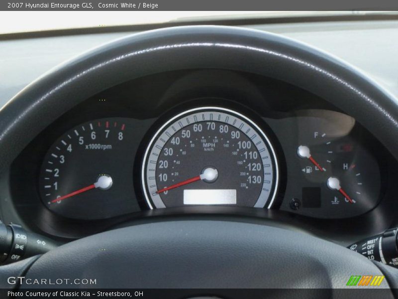 Cosmic White / Beige 2007 Hyundai Entourage GLS