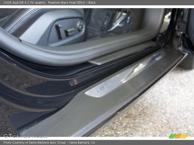 Phantom Black Pearl Effect / Black 2008 Audi R8 4.2 FSI quattro