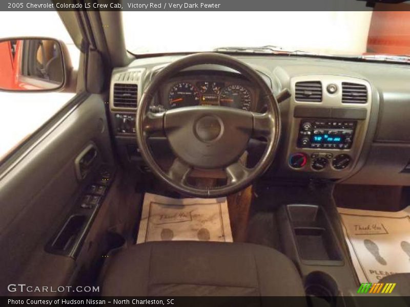 Victory Red / Very Dark Pewter 2005 Chevrolet Colorado LS Crew Cab