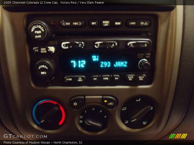 Victory Red / Very Dark Pewter 2005 Chevrolet Colorado LS Crew Cab