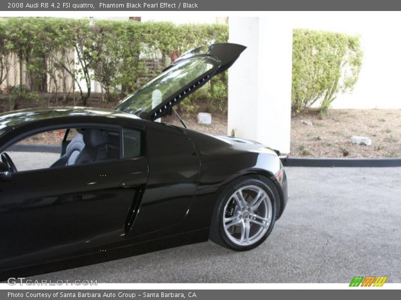 Phantom Black Pearl Effect / Black 2008 Audi R8 4.2 FSI quattro