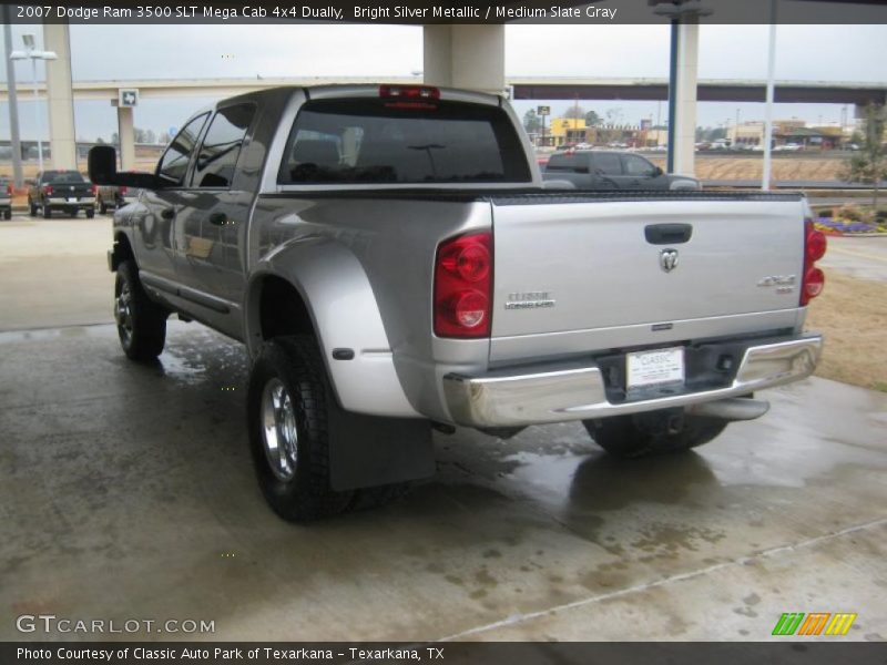  2007 Ram 3500 SLT Mega Cab 4x4 Dually Bright Silver Metallic