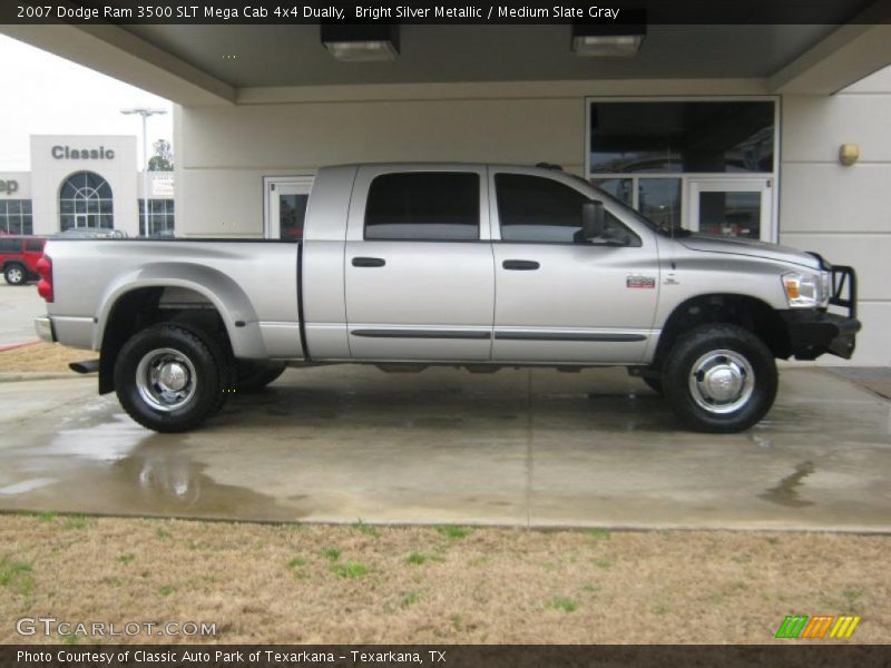  2007 Ram 3500 SLT Mega Cab 4x4 Dually Bright Silver Metallic