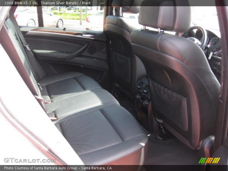 Titanium Silver Metallic / Black 2008 BMW X5 3.0si