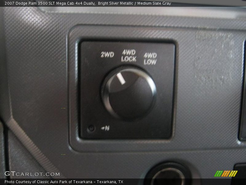 Bright Silver Metallic / Medium Slate Gray 2007 Dodge Ram 3500 SLT Mega Cab 4x4 Dually
