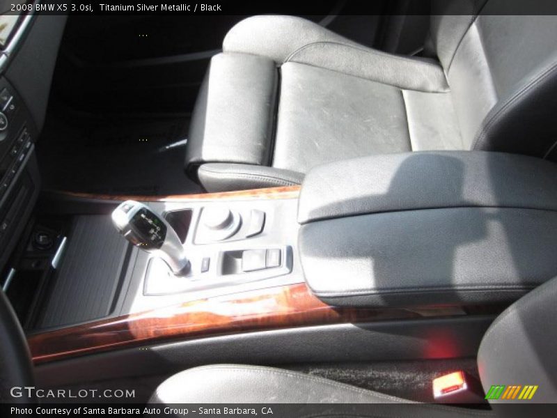 Titanium Silver Metallic / Black 2008 BMW X5 3.0si