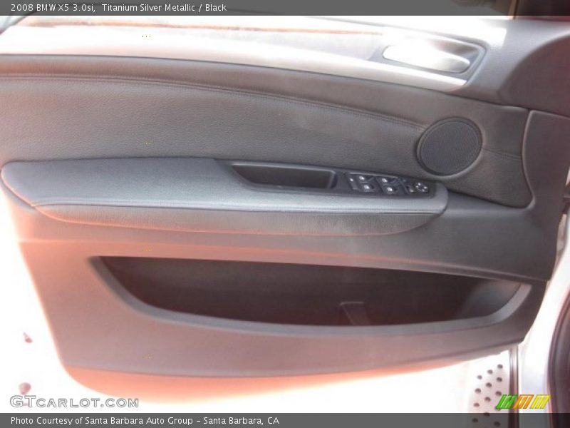 Titanium Silver Metallic / Black 2008 BMW X5 3.0si