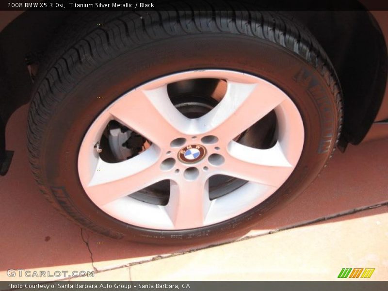 Titanium Silver Metallic / Black 2008 BMW X5 3.0si