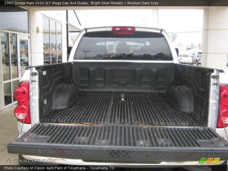 Bright Silver Metallic / Medium Slate Gray 2007 Dodge Ram 3500 SLT Mega Cab 4x4 Dually