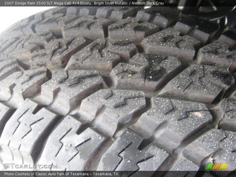 Bright Silver Metallic / Medium Slate Gray 2007 Dodge Ram 3500 SLT Mega Cab 4x4 Dually