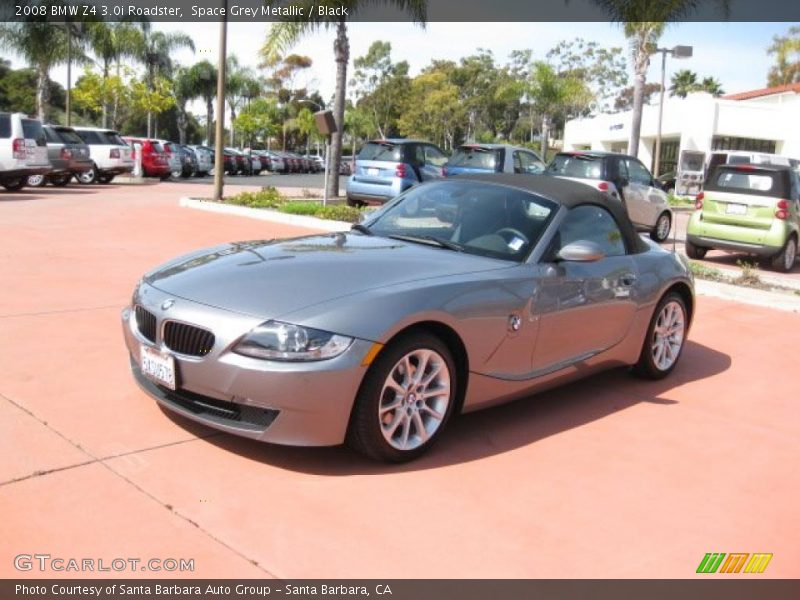 Space Grey Metallic / Black 2008 BMW Z4 3.0i Roadster
