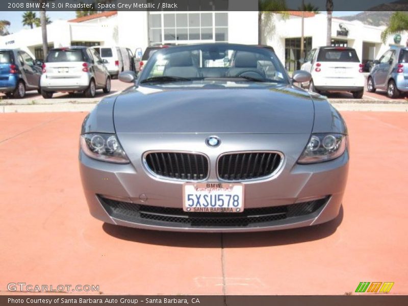 Space Grey Metallic / Black 2008 BMW Z4 3.0i Roadster